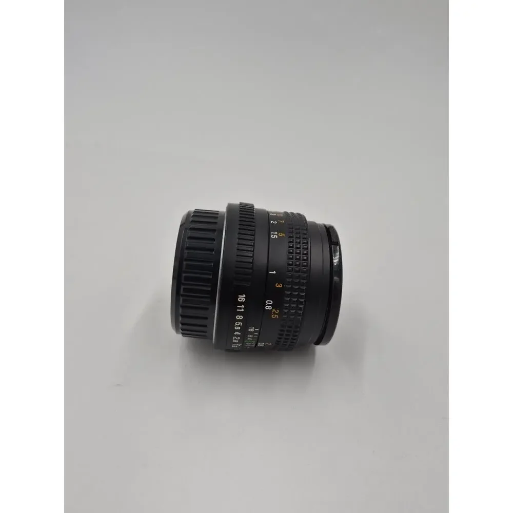 Chinon 50mm F/1.9 Auto Manual Focus Lens For Pentax K Mount With Case Vintage